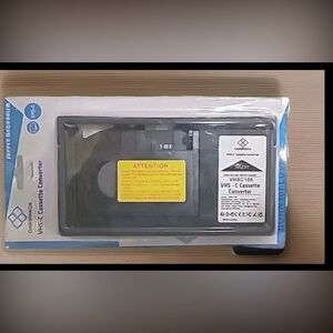 Oawmwaoa VHS-C Cassette Converter VHSC100 Watch VHS-C on VHS Player NEW